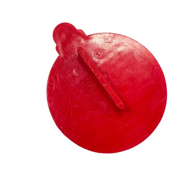 Vintage Hallmark Red Christmas Ornament Cookie Cutter Imprint - Picture 2 of 4